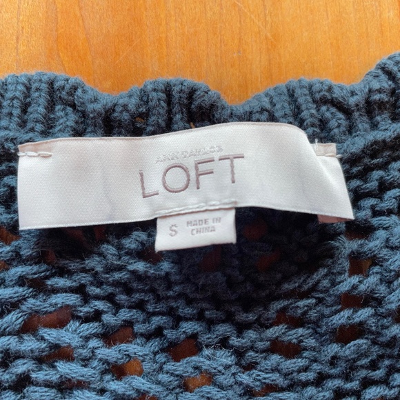 LOFT - Blue Sweater - Size S - Picture 4 of 8